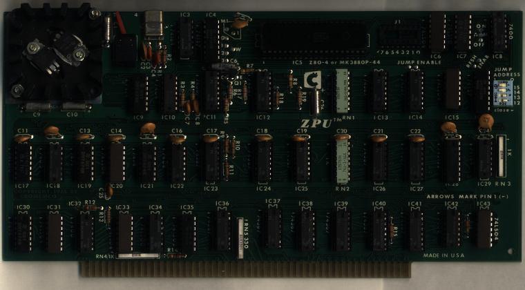 Cromemco ZPU board