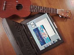 Famous Ukulele, PowerBook 2400, MachTen CodeBuilder