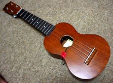 Here is my ukulele