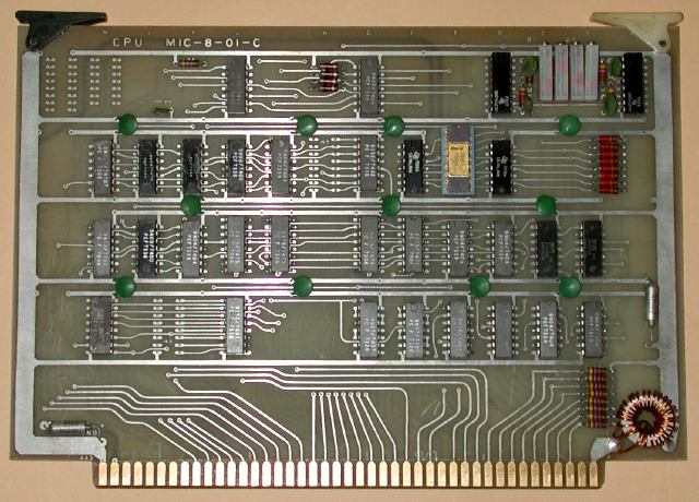 MIC-8 CPU board part side