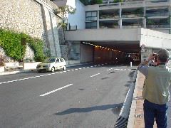 モナコグランプリのトンネル